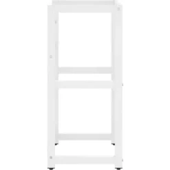 Cadre De Lavabo De Salle De Bain Blanc 40x38x83 Cm Fer -Grohe || Hansgrohe Soldes Magasin 77751219 4