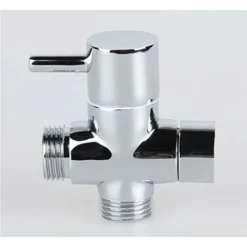 Adaptateur En T Avec Vanne D'arrêt, Noyau En Céramique, Connecteur 3 Voies Pour Salle De Bain M/F En Laiton De Pour Toilettes, Bidet -Grohe || Hansgrohe Soldes Magasin 77758806 4