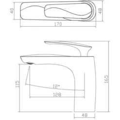 Sogood Robinet Mitigeur Blanc Pour Lavabo Et Vasque Design 16,5cm -Grohe || Hansgrohe Soldes Magasin 77800531 5