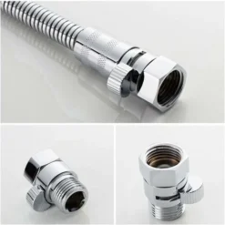 YUE QIN Vanne D'arrêt De Pommeau De Douche Contrôle De Flux Vanne D'arrêt Robinet En Laiton De Débit Pièce Rechange Universelle -Grohe || Hansgrohe Soldes Magasin 78179018 5