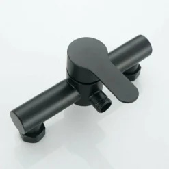 Baignoire Robinet De Douche Noir En Acier Inoxydable Salle De Bains Baignoire Robinet De Douche Pommeau De Douche Fixé Au Mur -Grohe || Hansgrohe Soldes Magasin 78189898 3