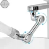 GU.B/bon1080 Degrés Aérateur De Robinet Pivotant, Aérateur De Robinet D'évier De Cuisine Rotatif, Rallonge De Robinet à Double Pulvérisateur, Anti-éclaboussures 22 Mm Mâle/24 Mm Filetage Femelle