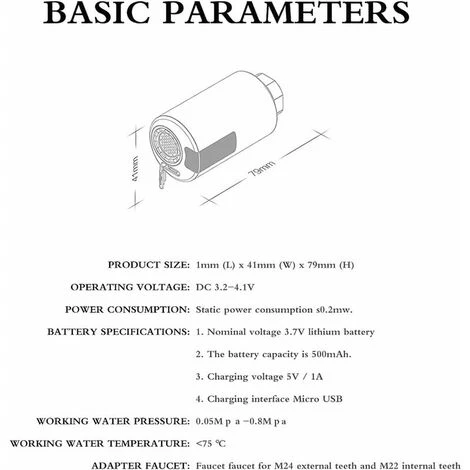 Robinet Intelligent Sans Contact Avec Capteur De Mouvement, économiseur D'eau, Robinet Pour Salle De Bain, Cuisine, Convient Argent 5 Robinet Intelligent Sans Contact Avec Capteur De Mouvement, économiseur D'eau, Robinet Pour Salle De Bain, Cuisine, Convient Argent – Image 5