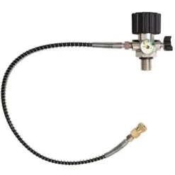 24 Pouces M18X1.5 Filetage 5000Psi Régulateur De Soupape Tuyau De Station De Remplissage Pour Réservoir D'air 1 Pièces