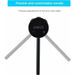 ONECE Robinet Vasque à Poser, Mitigeur De Vasque Noir, Robinet De Lavabo Haut Salle De Bains Haute Qualité En Acier Inoxydable Résistant à L'usure, Mousseur Remplaçable 7 ONECE Robinet Vasque à Poser, Mitigeur De Vasque Noir, Robinet De Lavabo Haut Salle De Bains Haute Qualité En Acier Inoxydable Résistant à L'usure, Mousseur Remplaçable -Grohe || Hansgrohe Soldes Magasin 80160315 3