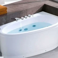 Robinet Baignoire Mélangeur De Bain Robinets De Douche Salle De Bains Robinet Eau Chaude Froide En Laiton Massif Mitigeur Robinet Trou Feuille Poignée Mélangeur -Grohe || Hansgrohe Soldes Magasin 80274016 5