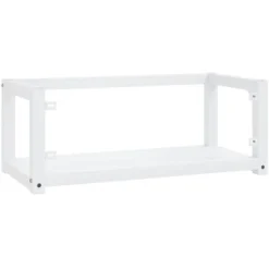 Cadre De Lavabo De Salle De Bain | Bâti Support Pour Lavabo Mural Blanc 79x38x31 Cm Fer 13969 9 Cadre De Lavabo De Salle De Bain | Bâti Support Pour Lavabo Mural Blanc 79x38x31 Cm Fer 13969 -Grohe || Hansgrohe Soldes Magasin 80858084 5