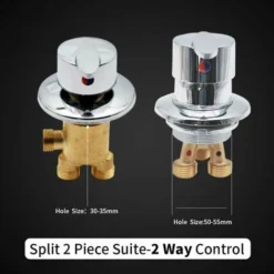 Robinet De Bain Robinet De Bain Robinet De Douche 2 Morceaux Robinet D'eau Chaude Et Froide -Grohe || Hansgrohe Soldes Magasin 80970567 4