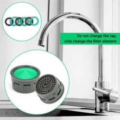 Aérateur De Robinet 10 Pièces, Aérateur De Robinet, Aérateur à économie D'eau Avec 20 Joints, Diamètre Extérieur 21 Mm, Aérateur De Robinet Pour Salle De Bain Et Cuisine -Grohe || Hansgrohe Soldes Magasin 80970883 3