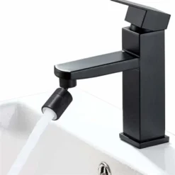 MINKUROW Aérateur De Robinet Mousseur Pour Robinet Pivotant 360 Degrés-2 Modes Adaptateur Fil Interne 22mm （Noir） -Grohe || Hansgrohe Soldes Magasin 81168478 4