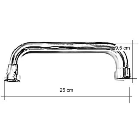 Bec De Robinet évier Universel De 25 Cm Pour évier 2 Bec De Robinet évier Universel De 25 Cm Pour évier – Image 2