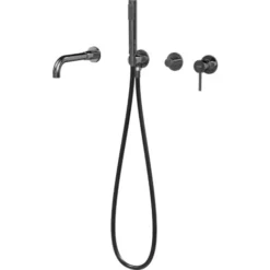 Robinet Mitigeur De Baignoire à Encastrer 4 Trous Chromé - Corbeau