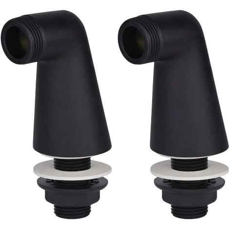 2 Colonnettes Droites Luxe M15x21 - M20x27 NOIRE 1 2 Colonnettes Droites Luxe M15x21 - M20x27 NOIRE