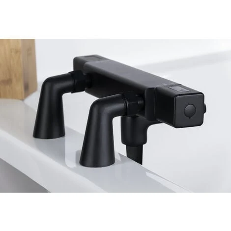 2 Colonnettes Droites Luxe M15x21 - M20x27 NOIRE 2 2 Colonnettes Droites Luxe M15x21 - M20x27 NOIRE – Image 2