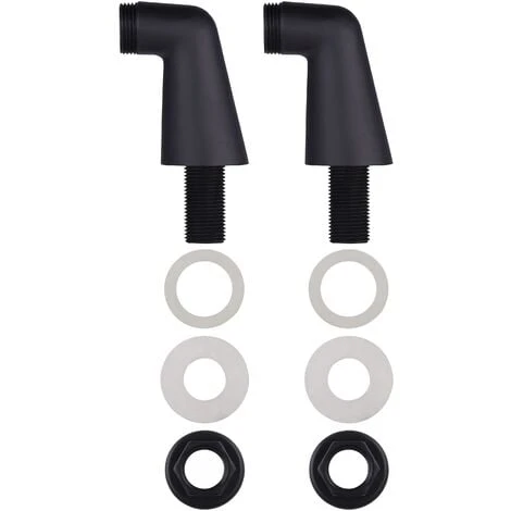 2 Colonnettes Droites Luxe M15x21 - M20x27 NOIRE 4 2 Colonnettes Droites Luxe M15x21 - M20x27 NOIRE – Image 4