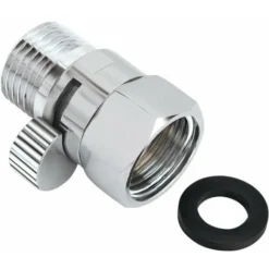 Vanne D'Arrêt De Pommeau De Douche Contrôle De Flux Vanne D'Arrêt Robinet En Laiton De Débit Pièce Rechange Universelle