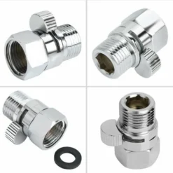 Vanne D'Arrêt De Pommeau De Douche Contrôle De Flux Vanne D'Arrêt Robinet En Laiton De Débit Pièce Rechange Universelle -Grohe || Hansgrohe Soldes Magasin 83867525 3