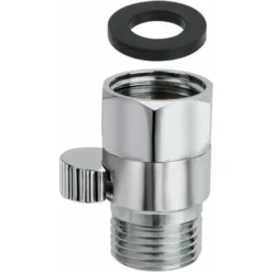 Vanne D'Arrêt De Pommeau De Douche Contrôle De Flux Vanne D'Arrêt Robinet En Laiton De Débit Pièce Rechange Universelle -Grohe || Hansgrohe Soldes Magasin 83867525 4