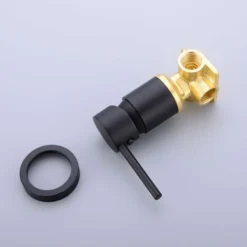 ZXPASRA Robinets Pour Lavabo Dissimulés En Laiton Robinet Mitigeur Mélangeur Chaud/froid, Noir Mat -Grohe || Hansgrohe Soldes Magasin 83899244 3