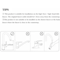 Mitigeur Dévier De Cuisine, Robinet De Lavabo De Salle De Bain Sans Contact à Capteur Automatique, Adaptateur De Capteur Infrarouge Intelligent Sensible, Robinet Mélangeur -Grohe || Hansgrohe Soldes Magasin 85784965 4