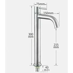 Levier Unique En Acier Inoxydable Eau Froide Robinet De Salle De Bain Lavabo Robinet De Lavabo -Grohe || Hansgrohe Soldes Magasin 85917803 5