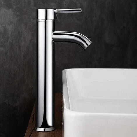 Robinet Lavabo,Salle Bain Avec Haut Mitigeur Lavabo Pour Lavabo Ou Vasque De Salle Bain, Chaude Et Froide Réglable De Mitigeur Lavabo,Laiton Chromé 2 Robinet Lavabo,Salle Bain Avec Haut Mitigeur Lavabo Pour Lavabo Ou Vasque De Salle Bain, Chaude Et Froide Réglable De Mitigeur Lavabo,Laiton Chromé – Image 2