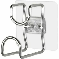 Stainless Steel Washbasin Rack Nail-free Wall Hanging Washbasin Storage Hooks