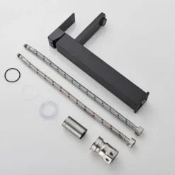 Robinet De Lavabo Noir Robinet Haut De Salle De Bain Lavabo De Salle De Bain Mitigeur à Une Main -Grohe || Hansgrohe Soldes Magasin 88589555 3