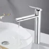 DALMO Robinet De Lavabo, Robinet De Lavabo à Deux Vitesses Rotatif 360 ° Avec Laiton Chromé, Robinet De Lavabo à Cartouche En Céramique, Économiseur D'eau à Mains Libres - DBWF01TL