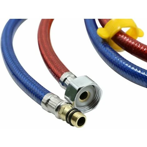 Tuyau 100cm 1/2 Tuyau En Acier Inoxydable Pour Robinet, évier, Robinet, Salle De Bain, Cuisine Tuyau Flexible Pour Robinets Tuyau De Raccordement/raccord D'eau 5 Tuyau 100cm 1/2 Tuyau En Acier Inoxydable Pour Robinet, évier, Robinet, Salle De Bain, Cuisine Tuyau Flexible Pour Robinets Tuyau De Raccordement/raccord D'eau – Image 5