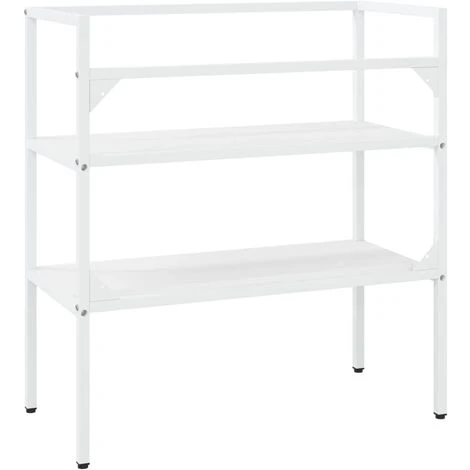 UNIQUECadre De Lavabo De Salle De Bain Blanc 79x38x83 Cm Fer6,96 Kg,Magnifique & Montage Facile69754 5 UNIQUECadre De Lavabo De Salle De Bain Blanc 79x38x83 Cm Fer6,96 Kg,Magnifique & Montage Facile69754 – Image 5