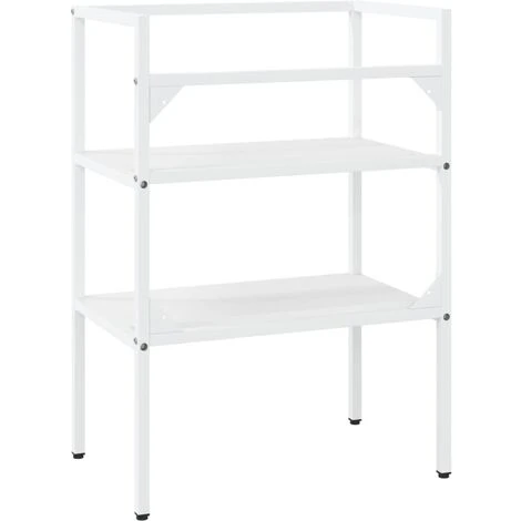 UNIQUECadre De Lavabo De Salle De Bain Blanc 59x38x83 Cm Fer6,06 Kg,Magnifique & Montage Facile42041 5 UNIQUECadre De Lavabo De Salle De Bain Blanc 59x38x83 Cm Fer6,06 Kg,Magnifique & Montage Facile42041 – Image 5