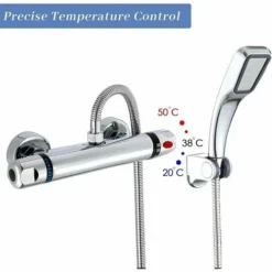 Thermostatique De Douche, Robinet Thermostatique Baignoire En Laiton 59, Protection De Sécurité Avec 38℃ Anti-Brûlure Bouton, Mitigeur Baignoire Réglage Précis De Tempétature Et Volume D'Eau 7 Thermostatique De Douche, Robinet Thermostatique Baignoire En Laiton 59, Protection De Sécurité Avec 38℃ Anti-Brûlure Bouton, Mitigeur Baignoire Réglage Précis De Tempétature Et Volume D'Eau -Grohe || Hansgrohe Soldes Magasin 90519506 3