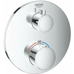 Grohe Grohtherm - Mitigeur Thermostatique De Douche Encastré Pour 2 Sorties, Chrome 24076000