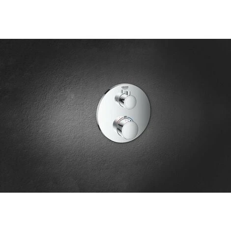 Grohe Grohtherm - Mitigeur Thermostatique De Douche Encastré Pour 2 Sorties, Chrome 24076000 3 Grohe Grohtherm - Mitigeur Thermostatique De Douche Encastré Pour 2 Sorties, Chrome 24076000 – Image 3