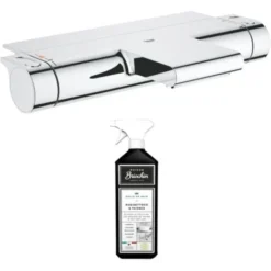 Robinet Bain Thermostatique GROHE Avec Tablette Grohtherm 2000 + Nettoyant