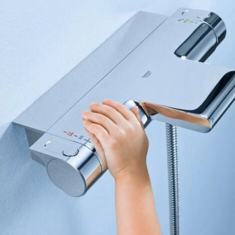 Robinet Bain Thermostatique GROHE Avec Tablette Grohtherm 2000 + Nettoyant 3 Robinet Bain Thermostatique GROHE Avec Tablette Grohtherm 2000 + Nettoyant – Image 3