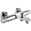 Mitigeur Thermostatique De Baignoire Robinet De Baignoire En Laiton Robinet De Douche Chromé Pour Baignoire