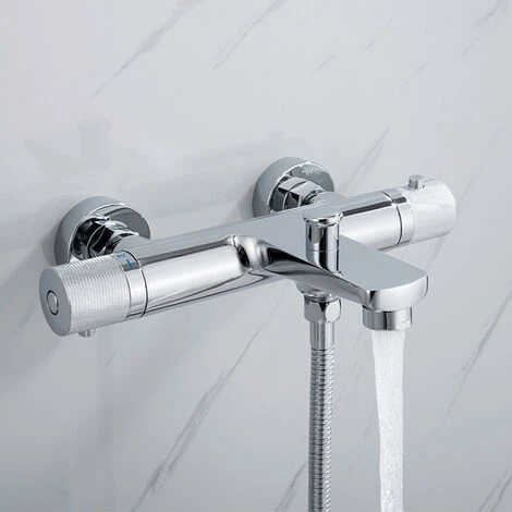 Mitigeur Thermostatique De Baignoire Robinet De Baignoire En Laiton Robinet De Douche Chromé Pour Baignoire 2 Mitigeur Thermostatique De Baignoire Robinet De Baignoire En Laiton Robinet De Douche Chromé Pour Baignoire – Image 2