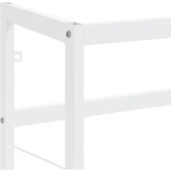 Cadre De Lavabo De Salle De Bain Style Contemporain - Blanc 79x38x83 Cm Fer BV652887 - BonneVie -Grohe || Hansgrohe Soldes Magasin 94128286 5