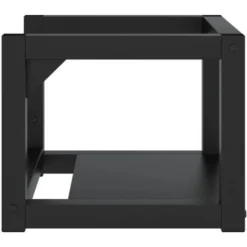 Cadre De Lavabo De Salle De Bain Style Contemporain - Mural Noir 40x38x31 Cm Fer BV747815 - BonneVie -Grohe || Hansgrohe Soldes Magasin 94128329 3