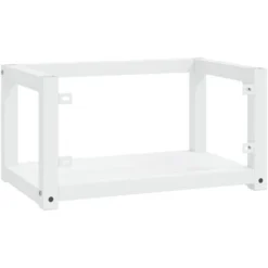 Cadre De Lavabo De Salle De Bain Style Contemporain - Mural Blanc 59x38x31 Cm Fer BV926254 - BonneVie 8 Cadre De Lavabo De Salle De Bain Style Contemporain - Mural Blanc 59x38x31 Cm Fer BV926254 - BonneVie -Grohe || Hansgrohe Soldes Magasin 94128999 4