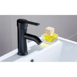 SVKBJROY Robinets De Lavabo Robinets De Lavabo Robinet Mélangeur D'eau Chaude Et Froide En AcierInoxydable Salle -Grohe || Hansgrohe Soldes Magasin 94661543 4