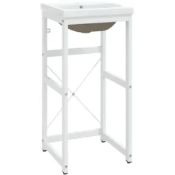 Nova Cadre De Lavabo Du Bain Avec évier Intégré En Fer Blanc Différentes Tailles Taille : 40 X 38 X 31 Cm