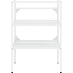 Nova Cadre En Fer Blanc Pour Lavabo Avec Lavabo Intégré Différentes Tailles Taille : 59 X 38 X 83 Cm 8 Nova Cadre En Fer Blanc Pour Lavabo Avec Lavabo Intégré Différentes Tailles Taille : 59 X 38 X 83 Cm -Grohe || Hansgrohe Soldes Magasin 95324572 4