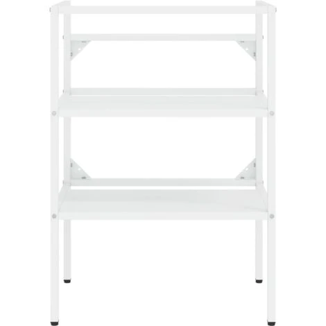 Nova Cadre En Fer Blanc Pour Lavabo Avec Lavabo Intégré Différentes Tailles Taille : 59 X 38 X 83 Cm 4 Nova Cadre En Fer Blanc Pour Lavabo Avec Lavabo Intégré Différentes Tailles Taille : 59 X 38 X 83 Cm – Image 4