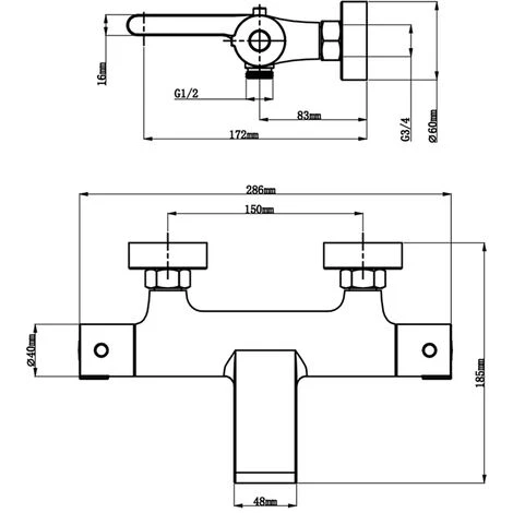 Robinet De Baignoire Cascade Mitigeur Thermostatique Bain Douche Robinet De Douche Chromé Bec Cascade Pour Baignoire 4 Robinet De Baignoire Cascade Mitigeur Thermostatique Bain Douche Robinet De Douche Chromé Bec Cascade Pour Baignoire – Image 4