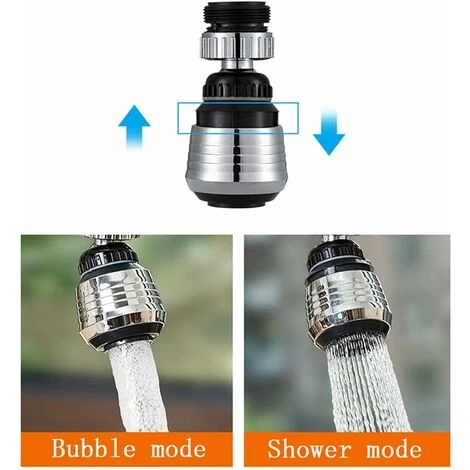Mousseur Et Brise-jet Pour Robinet Rallonge De Robinet Cuisine Buse Filtrante Rotative 360 ° Rotative Crépine D'économie D'eau Aérateur Pour Générateurs D'oxygène De Robinet De Salle De Bain.-fileta 4 Mousseur Et Brise-jet Pour Robinet Rallonge De Robinet Cuisine Buse Filtrante Rotative 360 ° Rotative Crépine D'économie D'eau Aérateur Pour Générateurs D'oxygène De Robinet De Salle De Bain.-fileta – Image 4