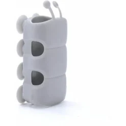 Support De Douche à Main, 2 Pièces Support De Montage Mural Ventouse En Silicone Aucun Besoin De Forage Pour Le Marbre Verre Métal Céramique，gris