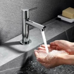 Robinet D'eau Froide Robinet D'eau Froide Robinet De Lavabo Robinet De Salle De Bain Pour Toilettes D'invités à Eau Froide -Grohe || Hansgrohe Soldes Magasin 96500034 5